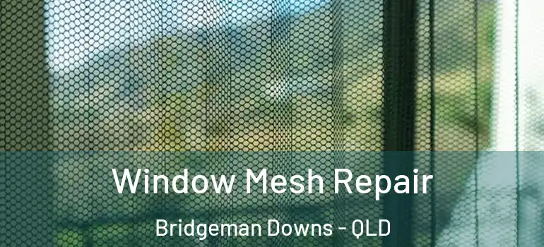 Window Mesh Repair Bridgeman Downs - QLD