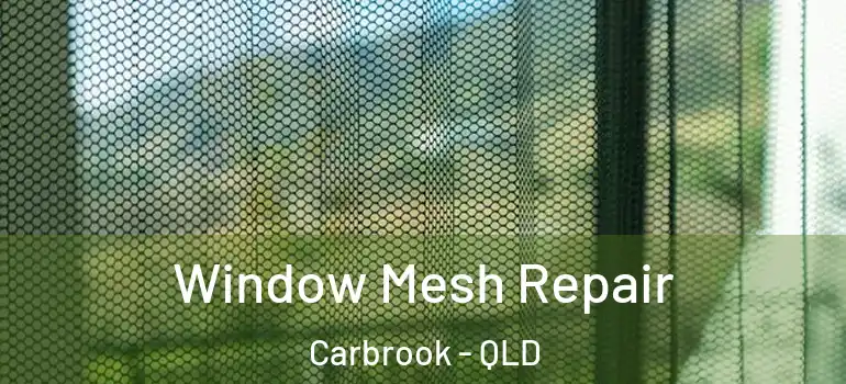 Window Mesh Repair Carbrook - QLD