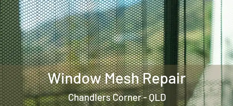 Window Mesh Repair Chandlers Corner - QLD