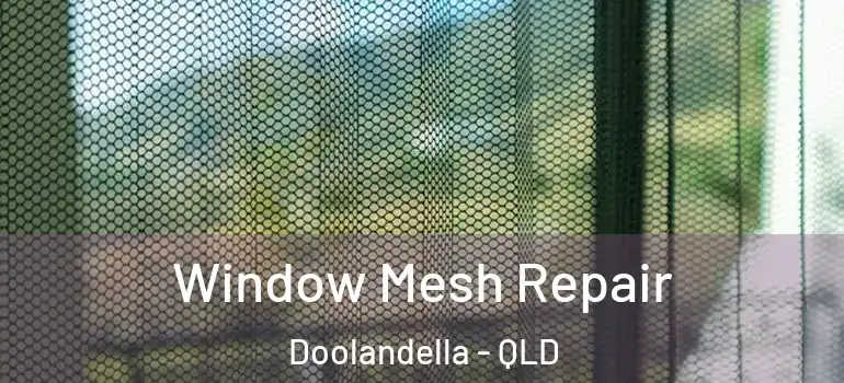 Window Mesh Repair Doolandella - QLD