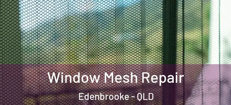 Window Mesh Repair Edenbrooke - QLD