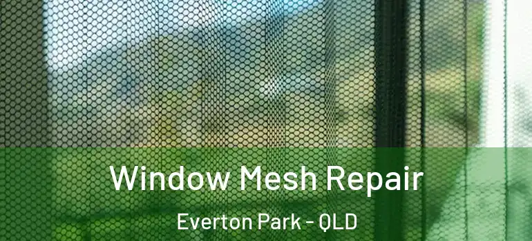 Window Mesh Repair Everton Park - QLD