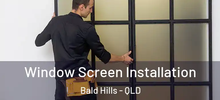 Window Screen Installation Bald Hills - QLD