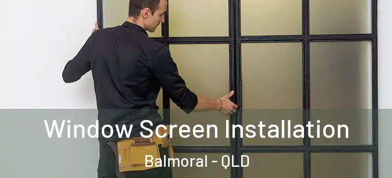 Window Screen Installation Balmoral - QLD