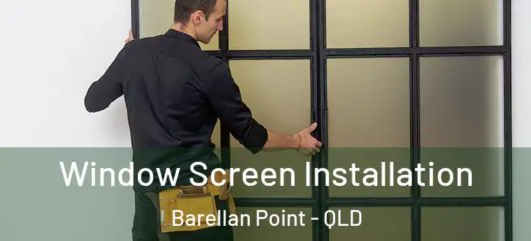 Window Screen Installation Barellan Point - QLD
