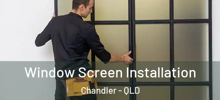 Window Screen Installation Chandler - QLD