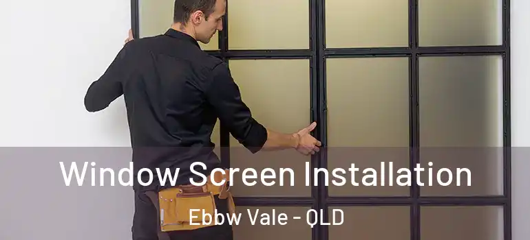 Window Screen Installation Ebbw Vale - QLD