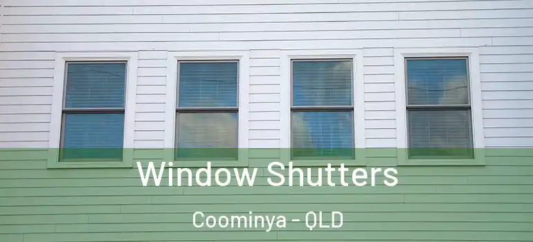Window Shutters Coominya - QLD