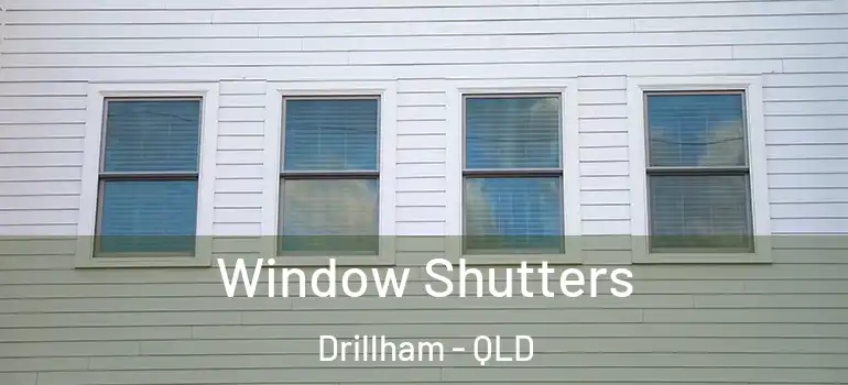 Window Shutters Drillham - QLD