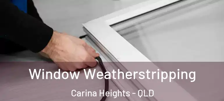  Window Weatherstripping Carina Heights - QLD